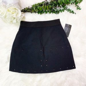 ZARA Mini Skirt Black Studded